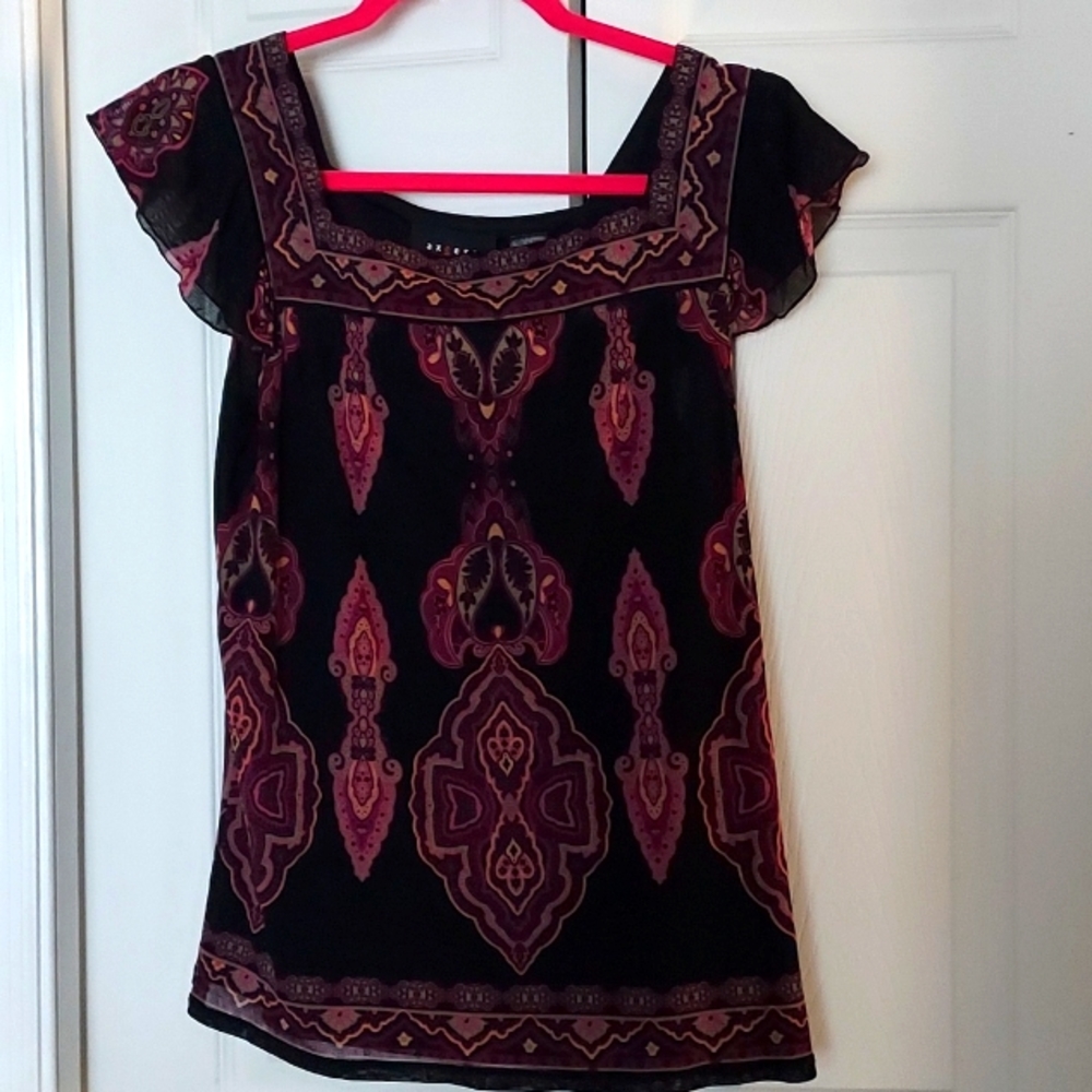Access medium short sleeve blouse